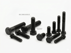 1/4" BSW Hex Boltu (Full Thread)