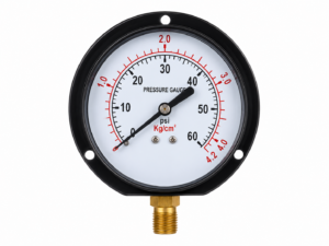 4" Bottom Thread Pressure Gauge